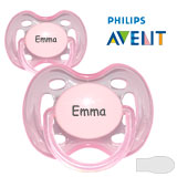 Philips Avent Freeflow Namnnappar, symmetriska, silikon stl.1
