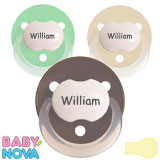 Baby-Nova Namnnappar, runda, latex, one size