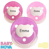 Baby-Nova Namnnappar, runda, latex, one size