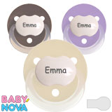 Baby-Nova Namnnappar, runda, silicon, one size