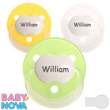 Baby-Nova Namnnappar, runda, silicon, one size