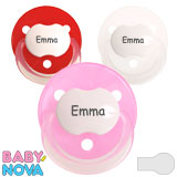 Baby-Nova Namnnappar, runda, silicon, one size