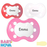 Baby-Nova Namnnappar, symmetriska, latex stl.2