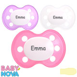 Baby-Nova Namnnappar, symmetriska, latex stl.3