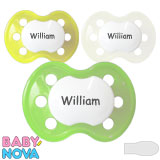 Baby-Nova Namnnappar, symmetriska, silikon stl.2