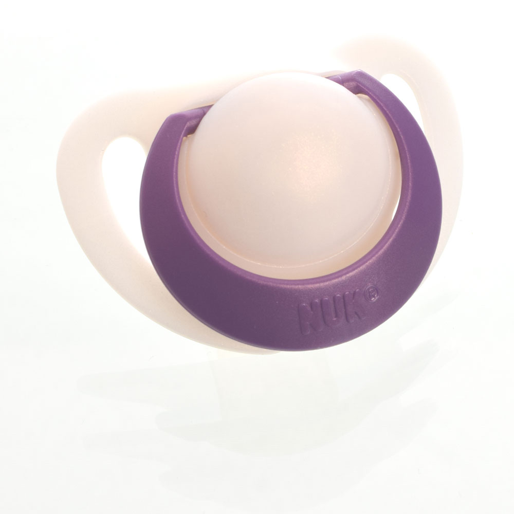 NUK Genius Namnnappar, anatomiska, latex, stl. 2