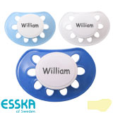 Esska Classic Namnnappar, anatomiska, latex stl.2