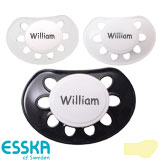 Esska Classic Namnnappar, anatomiska, latex stl.2