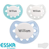Esska Classic Namnnappar, anatomiska, silikon stl.1