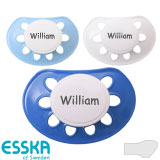 Esska Classic Namnnappar, anatomiska, silikon stl.2