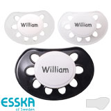 Esska Classic Namnnappar, anatomiska, silikon stl.2