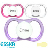 Esska Happy Namnnappar, symmetriska, latex stl.2