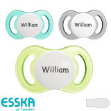 Esska Happy Namnnappar, symmetriska, silikon stl.1