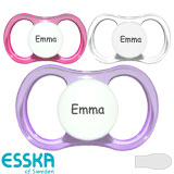 Esska Happy Namnnappar, symmetriska, silikon stl.2