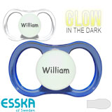 Esska Happy Glow Namnnappar, symmetriska, silikon stl.2