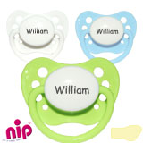 Nip Namnnappar, anatomiska, latex stl.1