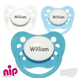 Nip Namnnappar, anatomiska, silikon stl.2