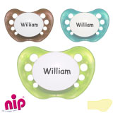 Nip Trendy Namnnappar, anatomiska, latex stl.1