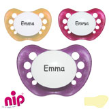 Nip Trendy Namnnappar, anatomiska, latex stl.1