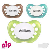 Nip Trendy Namnnappar, anatomiska, silikon stl.2