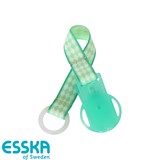 Esska napphållare med kvadrater, grön