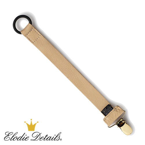 Elodie Details napphållare i skinn, nude