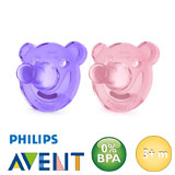 Philips Avent Soothie nappar, runda, silikon stl.2
