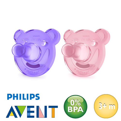 Philips Avent Soothie nappar, runda, silikon stl.2