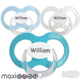 Maxibaby Air Namnnappar, symmetriska, silikon stl.2