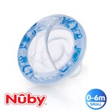Nûby SoftFlex napp, rund, silikon stl.1 (blå)