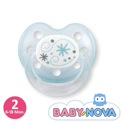 Baby-Nova vinternapp, anatomisk, silikon stl.2 (ljusblå)