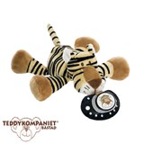 Teddykompaniet Dinglisar gosedjur m. napphållare, tiger