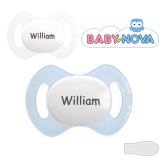 Baby-Nova Namnnappar, symmetriska, silikon stl.0