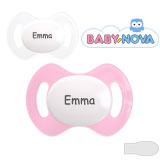 Baby-Nova Namnnappar, symmetriska, silikon stl.0