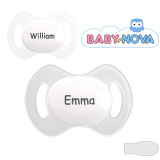 Baby-Nova Namnnappar, symmetriska, silikon stl.0