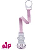 Nip napphållare, rosa