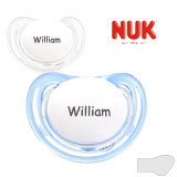 NUK Freestyle Namnnappar, anatomiska, silikon stl.1