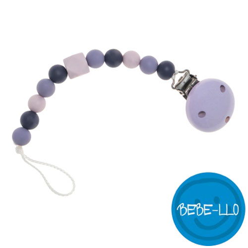 Bebe-llo napphållare i silikon, lila