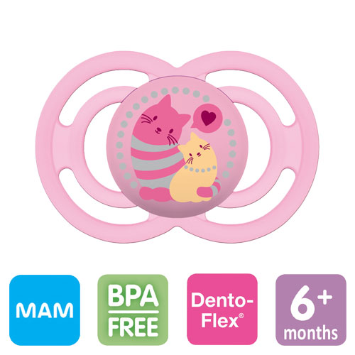 MAM Perfect napp, symmetrisk, silikon stl.2