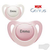 Nuk Genius Namnnappar, anatomiska, silikon stl.2