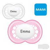 MAM Original Namnnappar, silikon, stl. 2