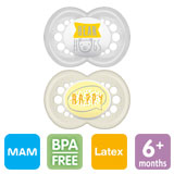 MAM Original nappar, symmetriska, latex stl.2