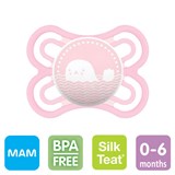 MAM Perfect napp, symmetrisk, silikon stl.1 (rosa)