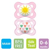 MAM Original nappar, symmetriska, silikon stl.1 (rosa)