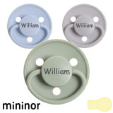Mininor Namnnappar, runda, latex, stl.1