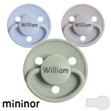 Mininor Namnnappar, runda, silikon, stl.1