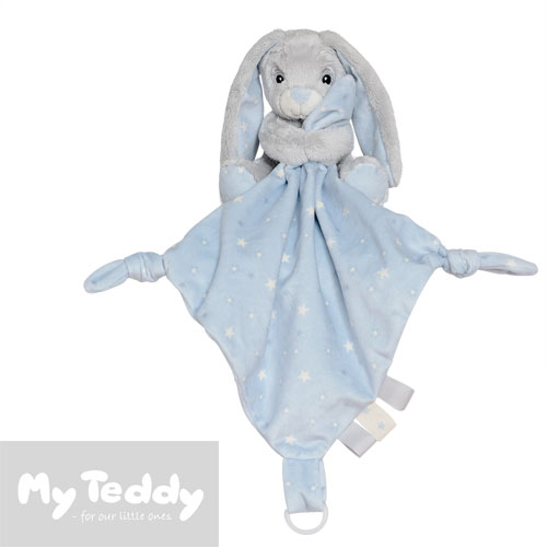 My Teddy snuttefilt, My Newborn Star, kanin, blå