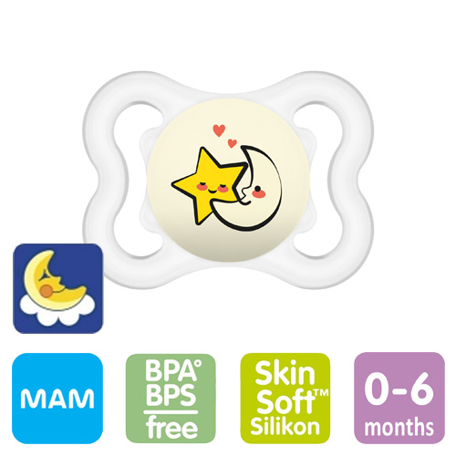 MAM Supreme Night Napp 0-6m, Vit