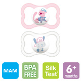 MAM Air nappar, symmetriska, silikon stl.2