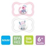 MAM Air nappar, symmetriska, silikon stl.2